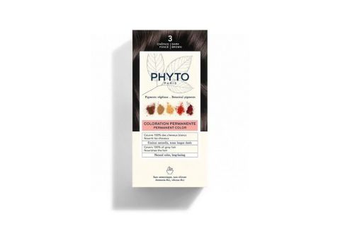 Phyto Phytocolor 3 Castaño Oscuro Coloración Permanente