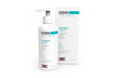 Isdin Acniben Repair Teen Skin RX Emulsión Limpiadora 180 ml