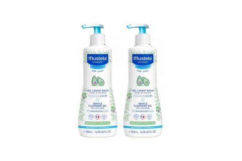 Mustela Gel de Baño Suave Duplo 2x500ml