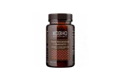 Kobho Trans Resveratrol + Quercetina 60 Cápsulas