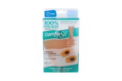 Comforsil Talonera Espolon con Cazoleta Silicona Talla L 2uds