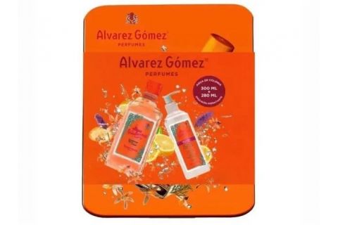 Álvarez Gómez Lata Orange Agua de Colonia 300 ml + Emulsión 280 ml