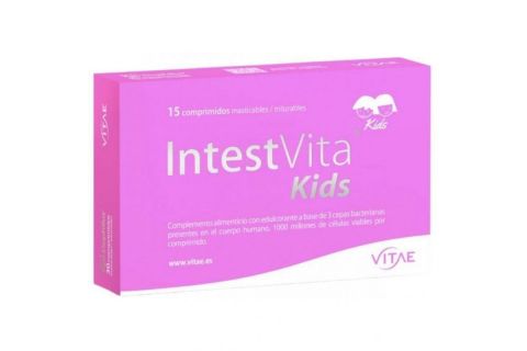 Vitae IntestVita Kids 15 Comprimidos Sabor Vainilla