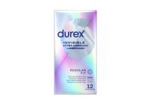 Durex Invisible Preservativo Extra Fino Extra Lubricado 12uds