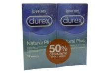 Durex Natural Plus Duplo 12uds