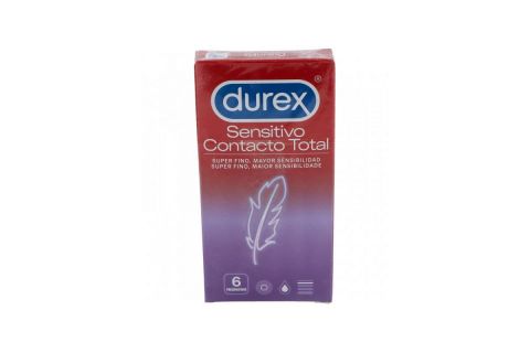Durex Preservativos Sensitivo Contacto Total 6uds