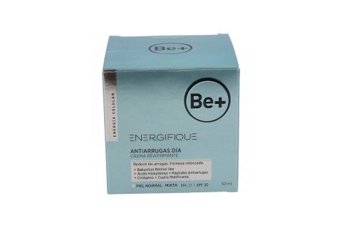 Be+ Energifique Antiarrugas Día Reafirmante Piel Normal Mixta 1 Tarro 50 ml