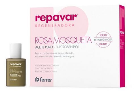 Repavar Regeneradora Aceite Puro de Rosa Mosqueta 15 ml