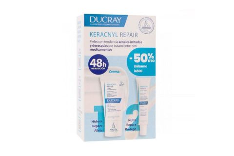 Ducray Keracnyl Repair Pack Crema 50 ml + Bálsamo Labial 15 ml
