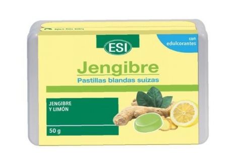 ESI Pastillas blandas suizas de jengibre y limón Esi