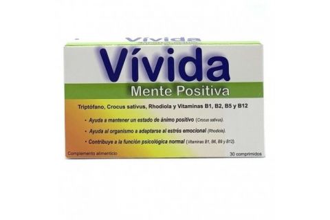 Vívida Mente Positiva 30 Comprimidos