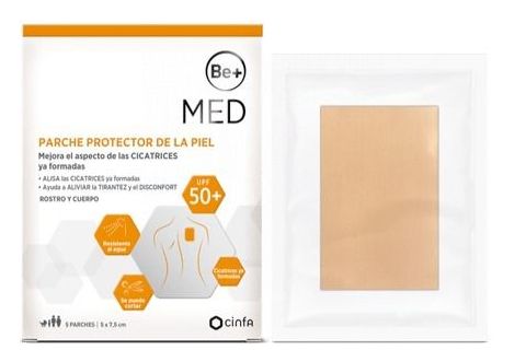 Be+ MED Parche Protector Piel 5 x 8cm 5uds