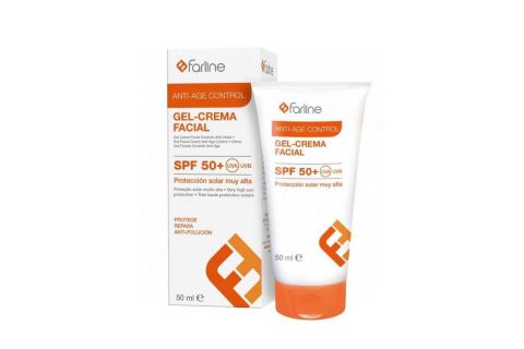 Farline Anti Age Control Gel Crema Facial SPF-50+ 50ml