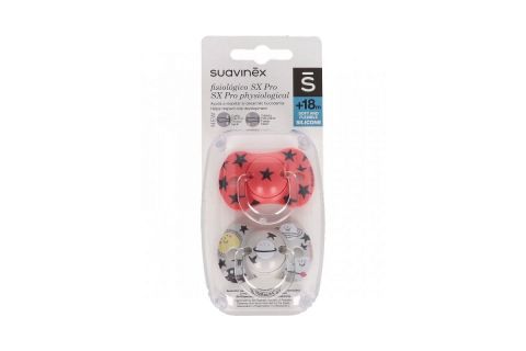 Suavinex Chupete Silicona Fisiológico+ 18 Meses 2uds