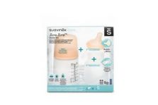 Suavinex Pack Biberón ANticólicos ZeroZero 180ml Tetina + Bolsa