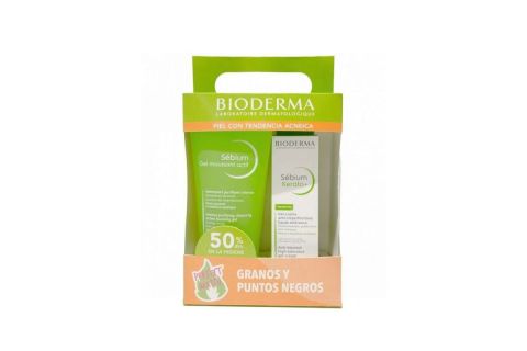 Bioderma Sebium Pack Kerato+ 30ml + Gel moussant Actif 200ml