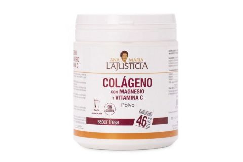 Ana María Lajusticia Colágeno con Magnesio + Vitamina C Sabor Fresa 350gr