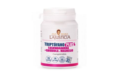 Ana María Lajusticia Triptófano Plus con Ashwagandha + Rhodiola y Magnesio 60 Comprimidos