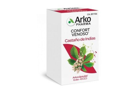 Arkopharma Arkocápsulas Castaño de Indias 45 Cápsulas