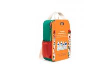 Mustela Mochila Family Adventures Verde y Naranja