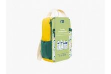 Mustela Mochila Family Adventures Verde y Amarilla