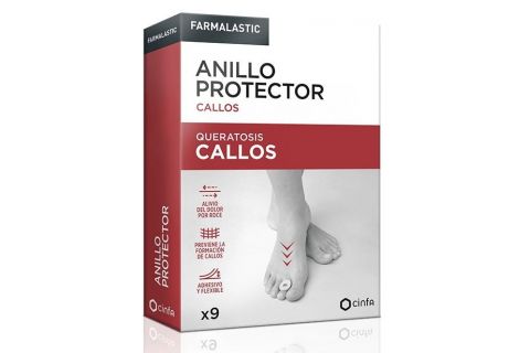 Farmalastic Anillo Protector Callos 9 Unidades Talla Única