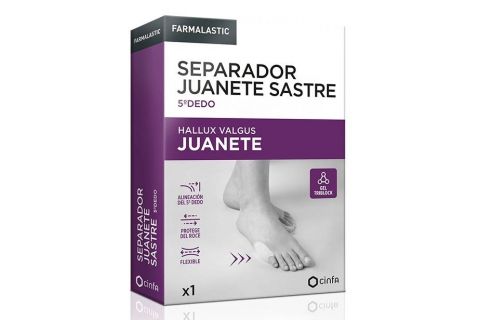 Farmalastic Separador Juanete Sastre 5º Dedo 1 Unidad Talla Única