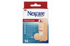 Nexcare Blood Stop Aposito Adhesivo Surtido 16 mm X 57 mm 14 U