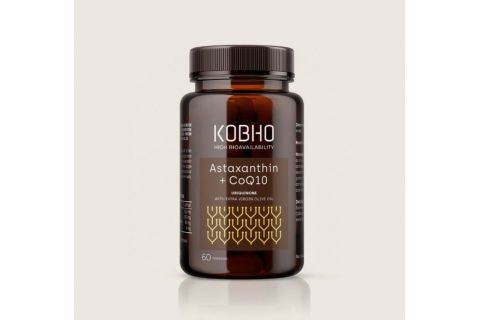 Kobho Astaxanthin + Coq10 60 perlas