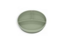 Suavinex Plato Con Divisiones Silicona Selection + 4 Meses 1 Unidad Colour Essence Verde