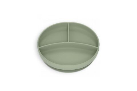 Suavinex Plato Con Divisiones Silicona Selection + 4 Meses 1 Unidad Colour Essence Verde
