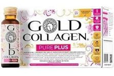 Gold Collagen Pure Plus 10 Frascos 50 ml Melocoton y Naranja