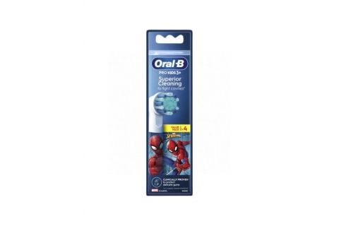 Cepillo Dental Electrico Infantil Recambios Oral-b Spiderman 4 Recambios