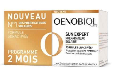 Oenobiol Solar Intensivo Preparador Pieles Sensibles 2 x 30 Cápsulas