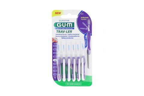 Gum Cepillo Cilíndrico Butler Proxabr Viaje 1512 6 Uds