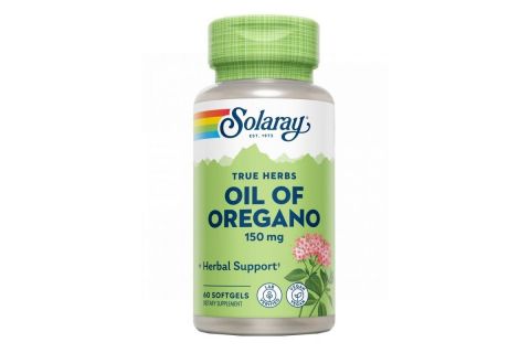 Solaray Aceite de Orégano 150mg 60 Perlas Veganas