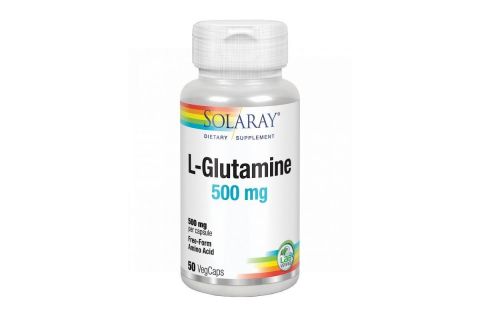 Solaray L-Glutamine 500mg 50 Cápsulas