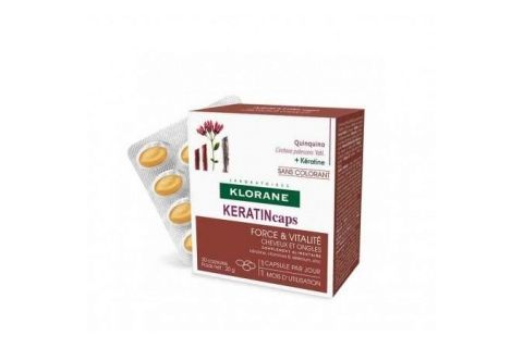 Klorane Keratincaps 30 Caps
