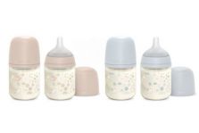 Suavinex Biberon Vidrio Tetina Fisiologica Silicona Sx Pro Selection + 0 Meses 1 Unidad 120 Ml F