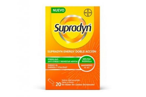 Bayer Supradyn Energy Doble Accion 20 Sobres
