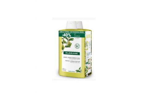 Klorane Pack Champu A La Cidra Para Cabello Normal 2x400ml