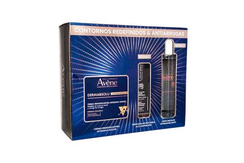 Avene Cofre Crema Dermabsolu Intensiva Noche + Máscara Pestañas + Agua Micelar Desmaquillante