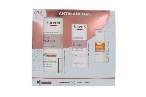 Eucerin Cofre Anti Pigment Dual Serum + Gel Limpiador + Solar