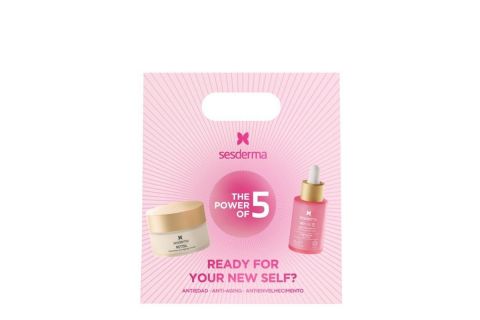 Sesderma The Power Of 5 Pack Antiedad Con Serum Reti Age 5 + Retisil Crema