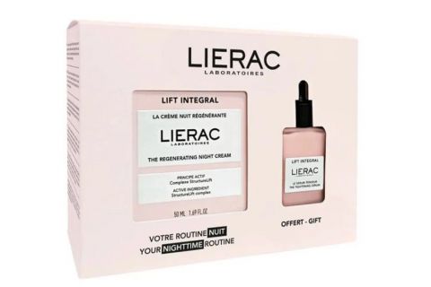 Lierac Cofre Lift Integral - Crema Noche Regenerante + Sérum De Regalo