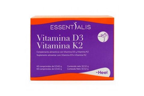 Heel Essentialis Vitamina D3 Vitamina K2 60 Comprimidos