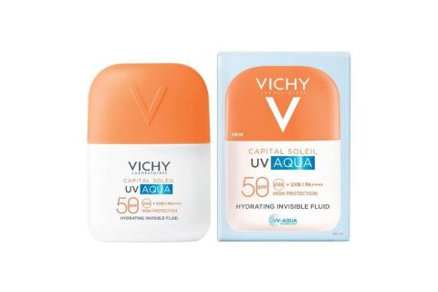 Vichy Capital Soleil Uv Aqua Fluido Hidratante Invisible 1 Envase 50ml