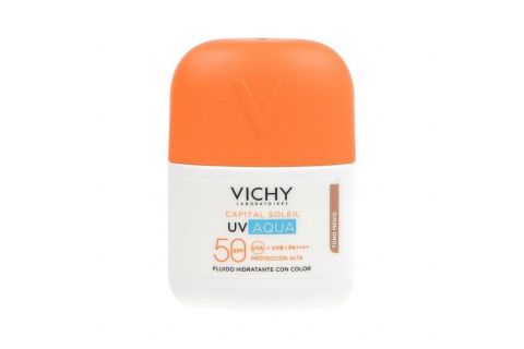 Vichy Capital Soleil Uv Aqua Fluido Hidratante Spf 50 1 Envase 50ml Color Tono Medio