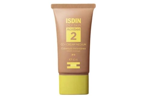Isdin Oily Skin Acniben Cc+ Cream Color Medium 1 Tubo 40ml