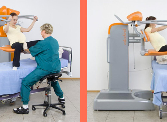 Parto vertical: llega a España la silla Relaxbirth